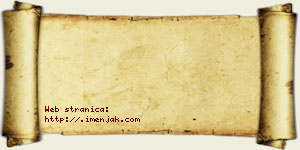 Lena Šesto vizit kartica